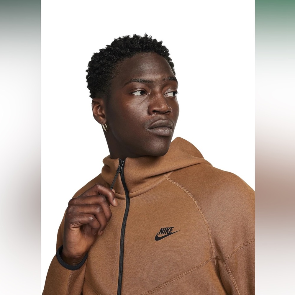 NWT Nike Sportswear Tech Fleece Windrunner Men's Full-zip Hoodie Large $145 - Picture 3 of 11